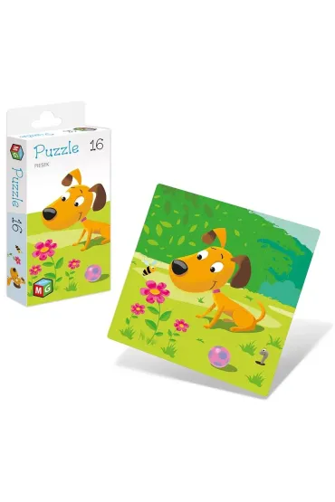 Puzzle 16 el. Piesek Multigra