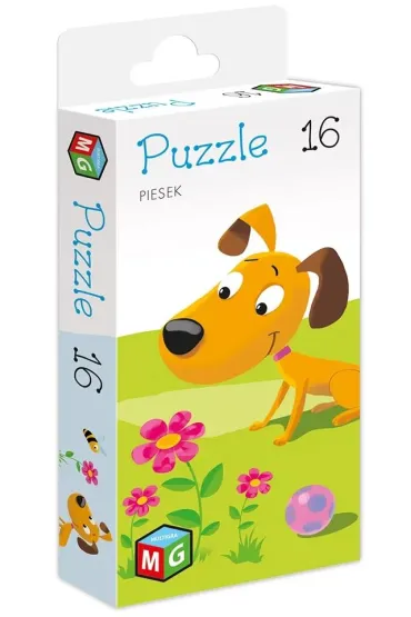 Puzzle 16 el. Piesek Multigra
