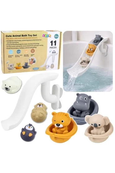 Zabawki do k�pieli Zwierz�tka 11el. LeanToys