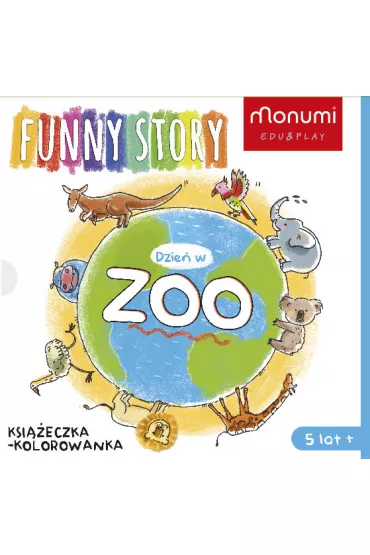 Ksi��eczka harmonijka do kolorowania - Dzie� w Zoo 5l+