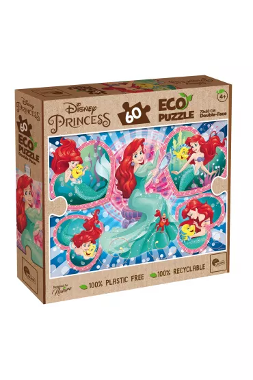 Puzzle dwustronne eko 60 el. Maa Syrenka Lisciani