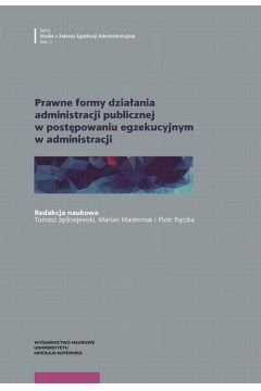 eBook Prawne formy dziaania administracji publicznej w postpowaniu egzekucyjnym w administracji pdf