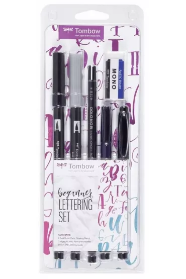 Tombow Zestaw do kaligrafii dla pocz�tkuj�cych 6 el.