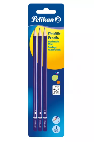 Pelikan O��wek GP 2B/B/HB 3 szt.