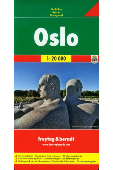 Mapa Oslo 1:20 000