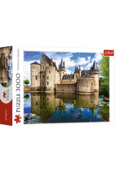 Puzzle 3000 el. Zamek w Sully-sur-Loire Trefl