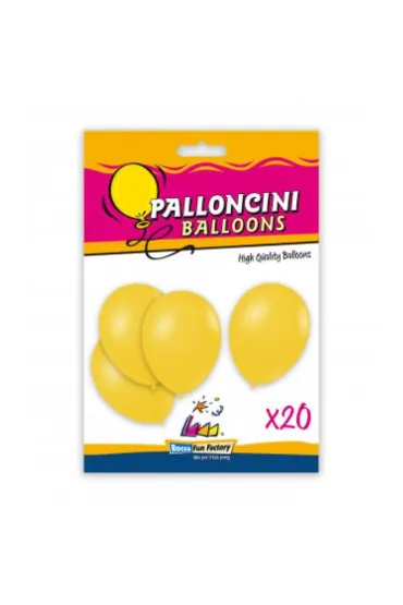 Balony ��te 26 cm 20 szt.