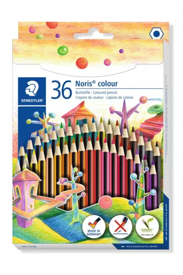 Staedtler Kredki o��wkowe Noris Colour, sze�ciok�tne 36 szt.