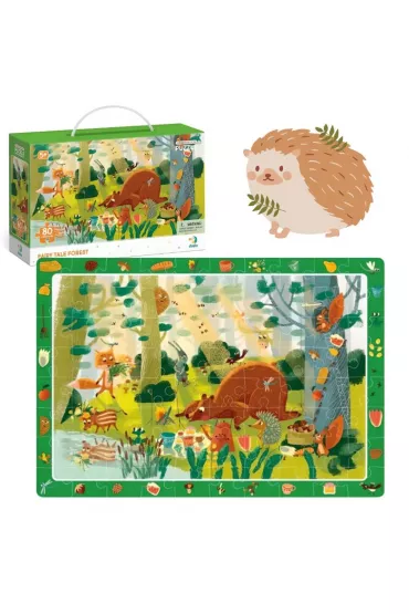 Puzzle obserwacyjne 80 el. Bajkowy las Dodo