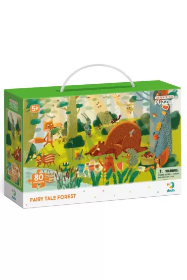 Puzzle obserwacyjne 80 el. Bajkowy las Dodo
