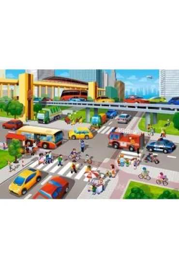 Puzzle 70 el. City Rush Castorland