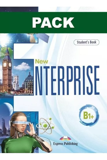 New Enterprise B1+. Podr�cznik papierowy + DigiBook (kod) (edycja polska) - Jenny Dooley