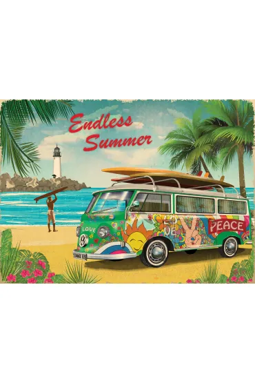 Puzzle 1000 el. VW Nieko�cz�ce si� lato Eurographics
