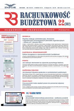 ePrasa Rachunkowo Budetowa 22/2015