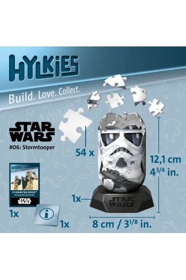 Puzzle 54 el. 3D Hylkies: Szturmowiec Ravensburger