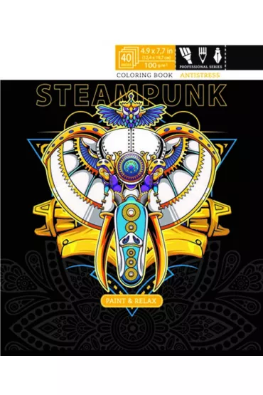 Kolorowanka antystresowa 124x197 20 Steampunk