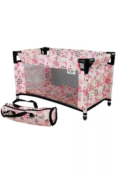 ��eczko dla lalek w kwiaty LeanToys