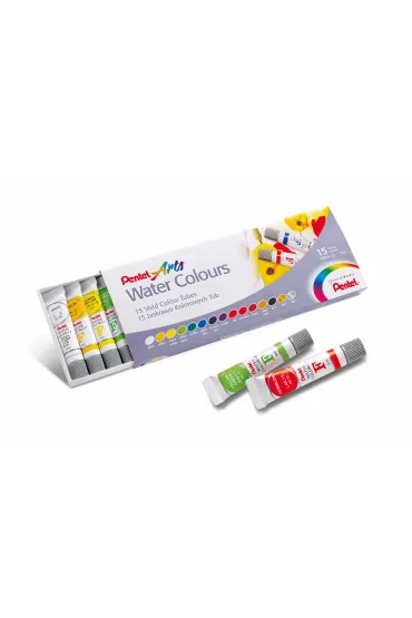 Pentel Farby akwarelowe w tubach 15 kolor�w