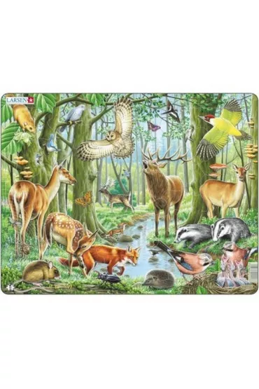 Puzzle Uk�aanka Larsen Maxi European Forest 40el
