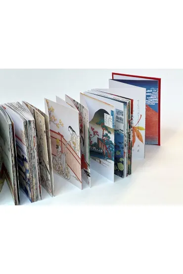 Autumn in Japan. Woodblock Prints by Hokusai, Hiroshige and Other Artists (accordion-fold edition) - Anne  Sefrioui