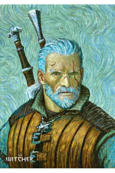Puzzle 1000 el. Wied�min: Geralt & Vincent van Gogh Good Loot
