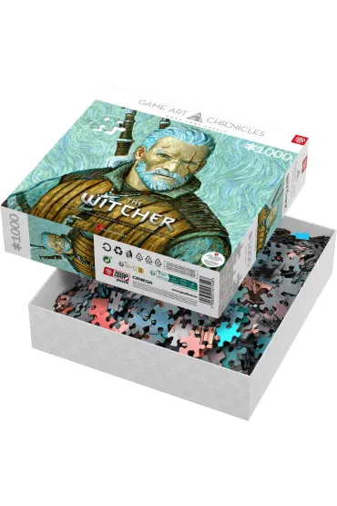 Puzzle 1000 el. Wied�min: Geralt & Vincent van Gogh Good Loot