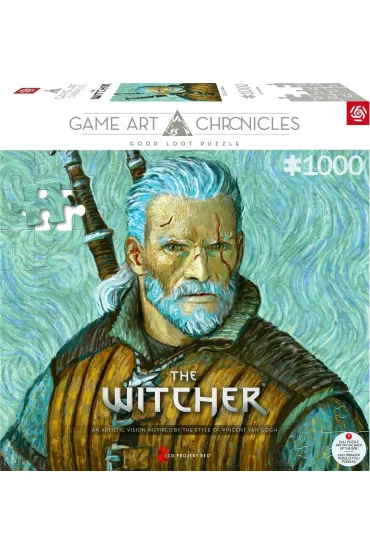 Puzzle 1000 el. Wied�min: Geralt & Vincent van Gogh Good Loot