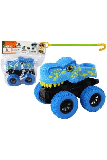 Teren�wka pchacz Tyranozaur niebieski LeanToys