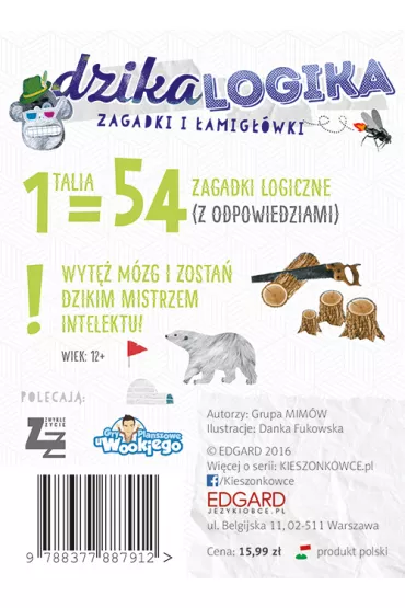 Kieszonkowiec logiczny. Dzika logika. Zagadki i �amig��wki - Grupa Mim�w, Danka Fukowska