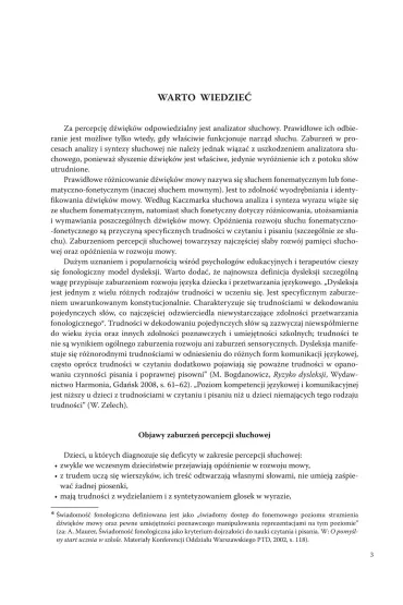 Dyslektyczne ucho ksi��ka dla nauczyciela - El�bieta Szymankiewicz