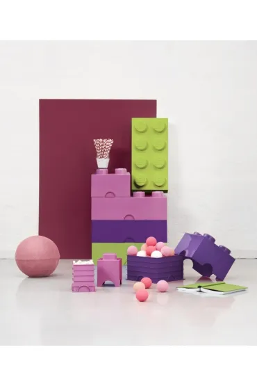 Pojemnik klocek LEGO Brick 8 Jasnor�owy