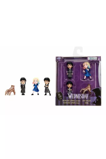 Wednesday Metal Figurki 4Pak 6,5cm