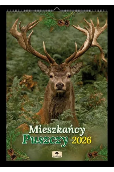 Kalendarz 2026 �cienny Mieszka�cy Puszczy A3 VD11