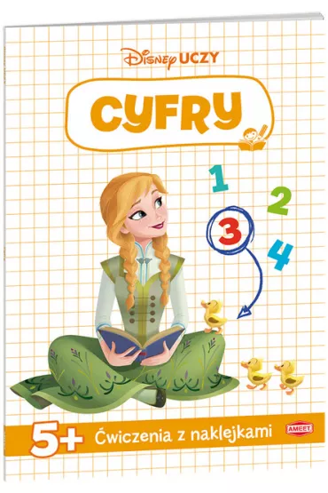 Disney uczy. Kraina Lodu. �wiczenia z naklejkami. Cyfry