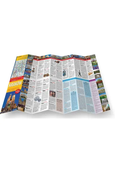 Krak�w laminowany map&guide 2w1 przewodnik i mapa