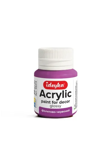 Ideyka Farba akrylowa fioletowa 20ml