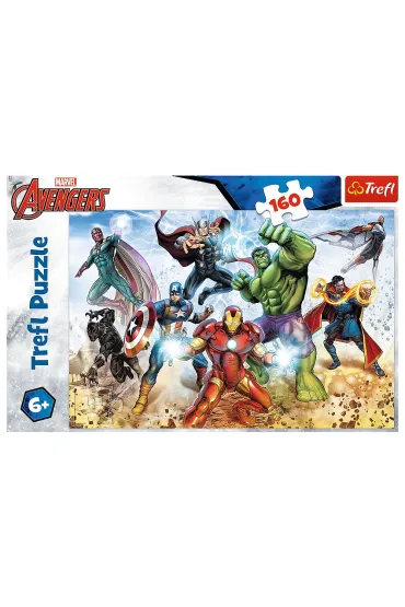 Puzzle 160 el. Gotowi by ratowa� �wiat. Avengers Trefl