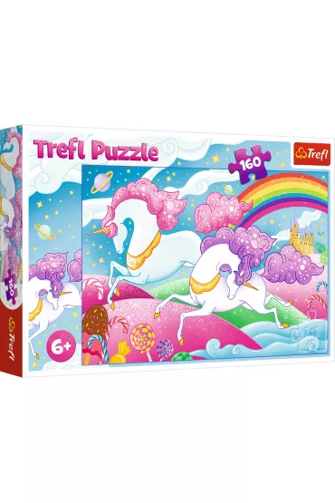Puzzle 160 el. Galopuj�ce jednoro�ce Trefl