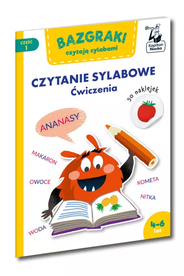 Bazgraki czytaj� sylabami. Czytanie sylabowe. �wiczenia. Kapitan Nauka - Katarzyna Urbaniak, Robert Jasi�ski, Zuzanna  Osuchowska