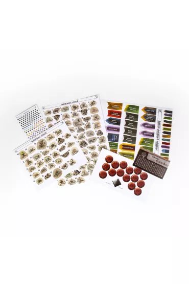 Albi Gloomhaven Stickers. Zestaw usuwalnych naklejek