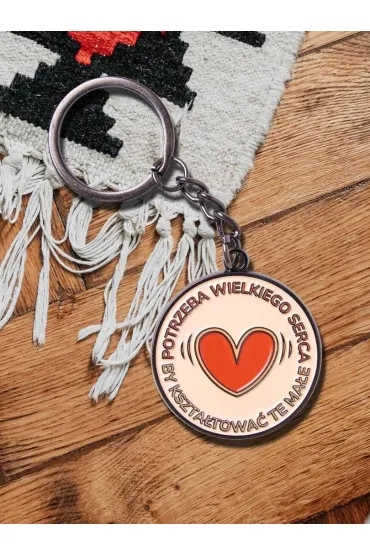 Nadwyraz.com Brelok Wielkie sercce