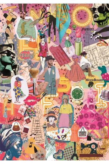 Puzzle 1000 el. Compact Fashion&Design Clementoni