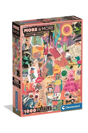 Puzzle 1000 el. Compact Fashion&Design Clementoni