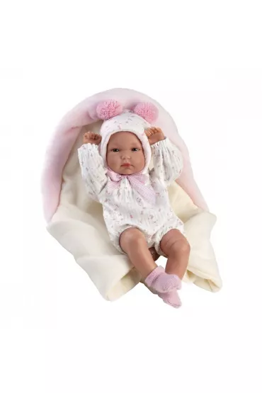 Lalka winylowa bobas Bimba ze �piworkiem 35cm Llorens