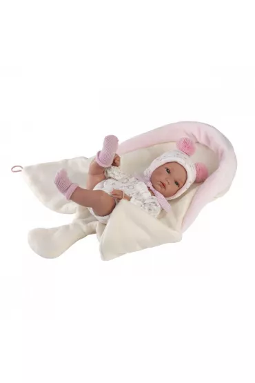 Lalka winylowa bobas Bimba ze �piworkiem 35cm Llorens