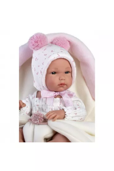 Lalka winylowa bobas Bimba ze �piworkiem 35cm Llorens