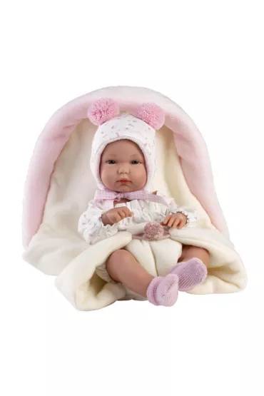 Lalka winylowa bobas Bimba ze �piworkiem 35cm Llorens