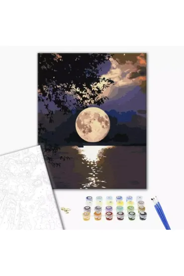 Brushme Malowanie po numerach - Zach�d s�o�ca 40x50cm