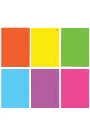 Interdruk Teczka z gumk� A4 fluo