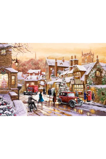 Puzzle 1000 el. Vintage Winterland Castorland